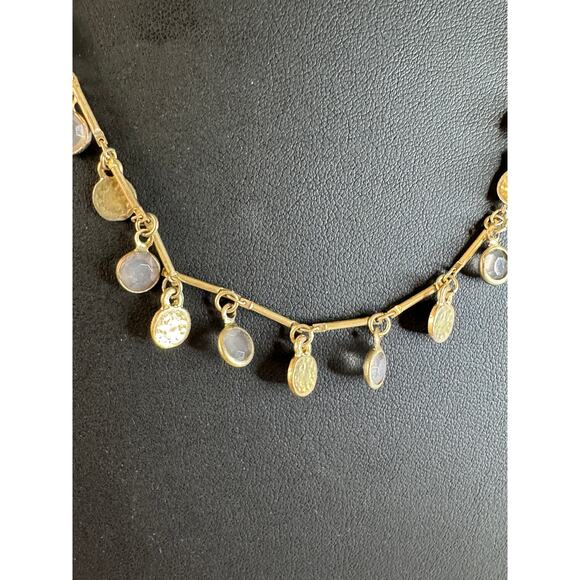 Gold toned necklace with dangle cha cha by Canvas. 35” + 3” ext - Picture 7 of 7